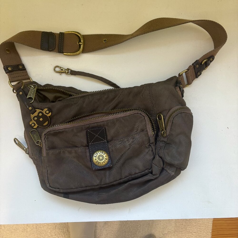 Kipling Rare Purse with Brass Monkey and Details